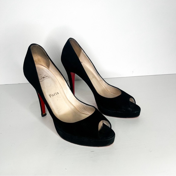 Christian Louboutin Shoes - Christian Louboutin  Black suede heels